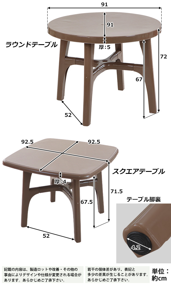 プラスチックチェア ガーデンチェア ガーデンテーブル 5点セット UV