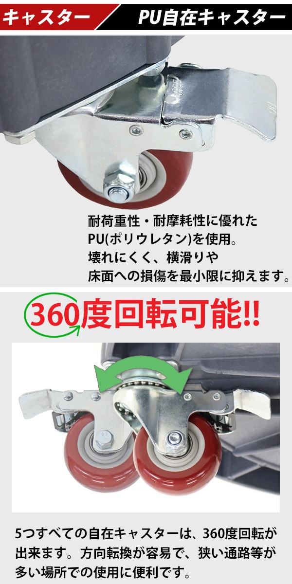 最安挑戦！ 送料無料 ドラム缶キャリー グレー 荷重400kg 全キャスター