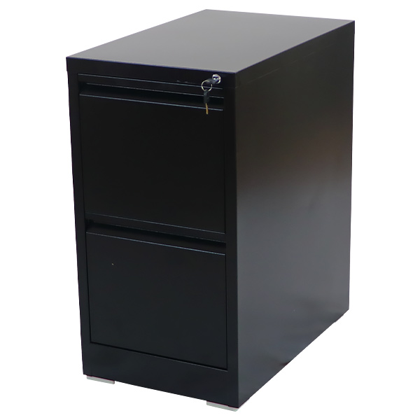 スチールキャビネット ファイリングキャビネット 2段 完成品 A4 選べる