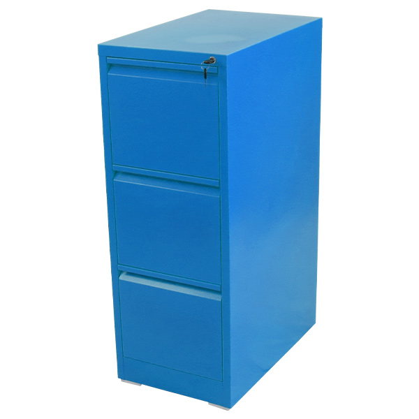 スチールキャビネット ファイリングキャビネット 3段 完成品 A4 選べる