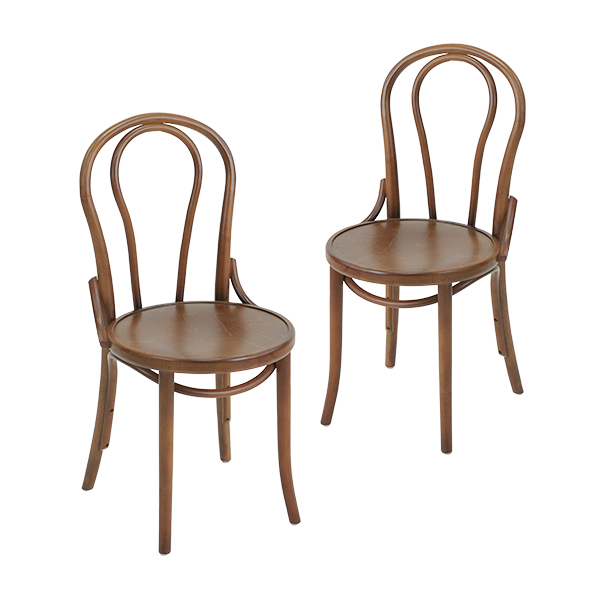 トーネットチェア 2脚セット 選べるカラー ビーチ材 カントリーチェア