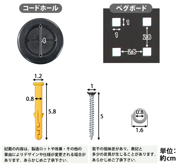 壁掛けワークテーブル ワークベンチ 黒 折りたたみ 工作台 作業台 幅約1095mm 奥行約520mm 耐荷重約170kg ペグボード 有孔ボード パンチングボード コードホール｜bauhaus1｜10