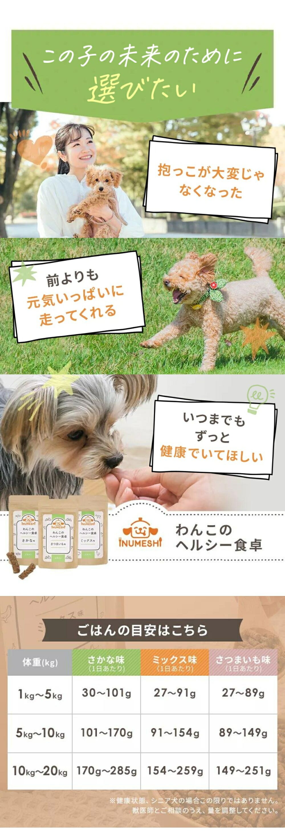 INUMESH わんこのヘルシー食卓 さかな味・ミックス味