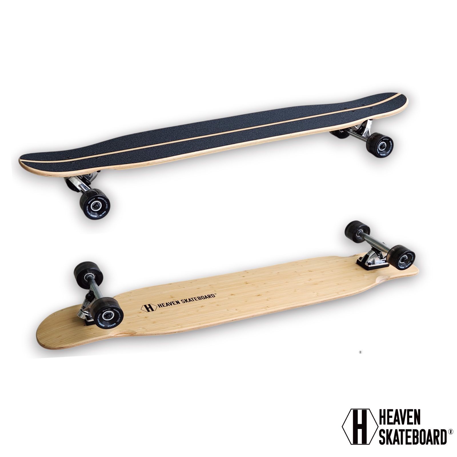 ロングスケートボード 44インチ 高品質 HEAVEN SPIN WAVE44インチ