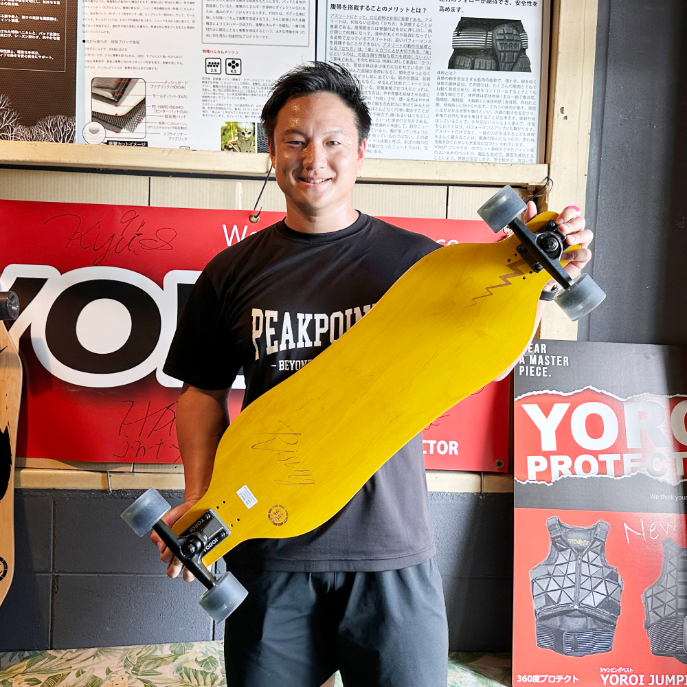 ロングスケートボード YOROI SKATEBOARD RISING 36PP ヨロイ
