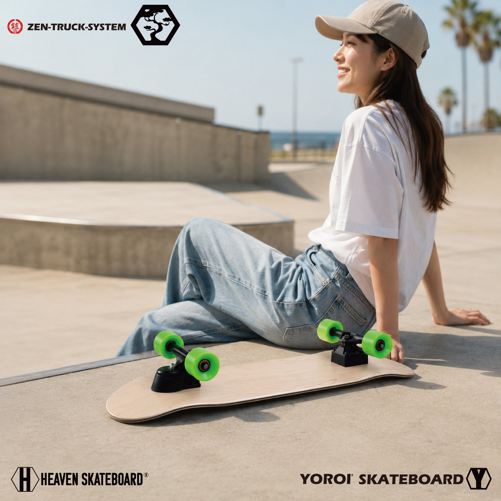 HEAVEN SKATEBOARD RHYTHM 32 ZEN リズム ゼン ロンスケ サーフ