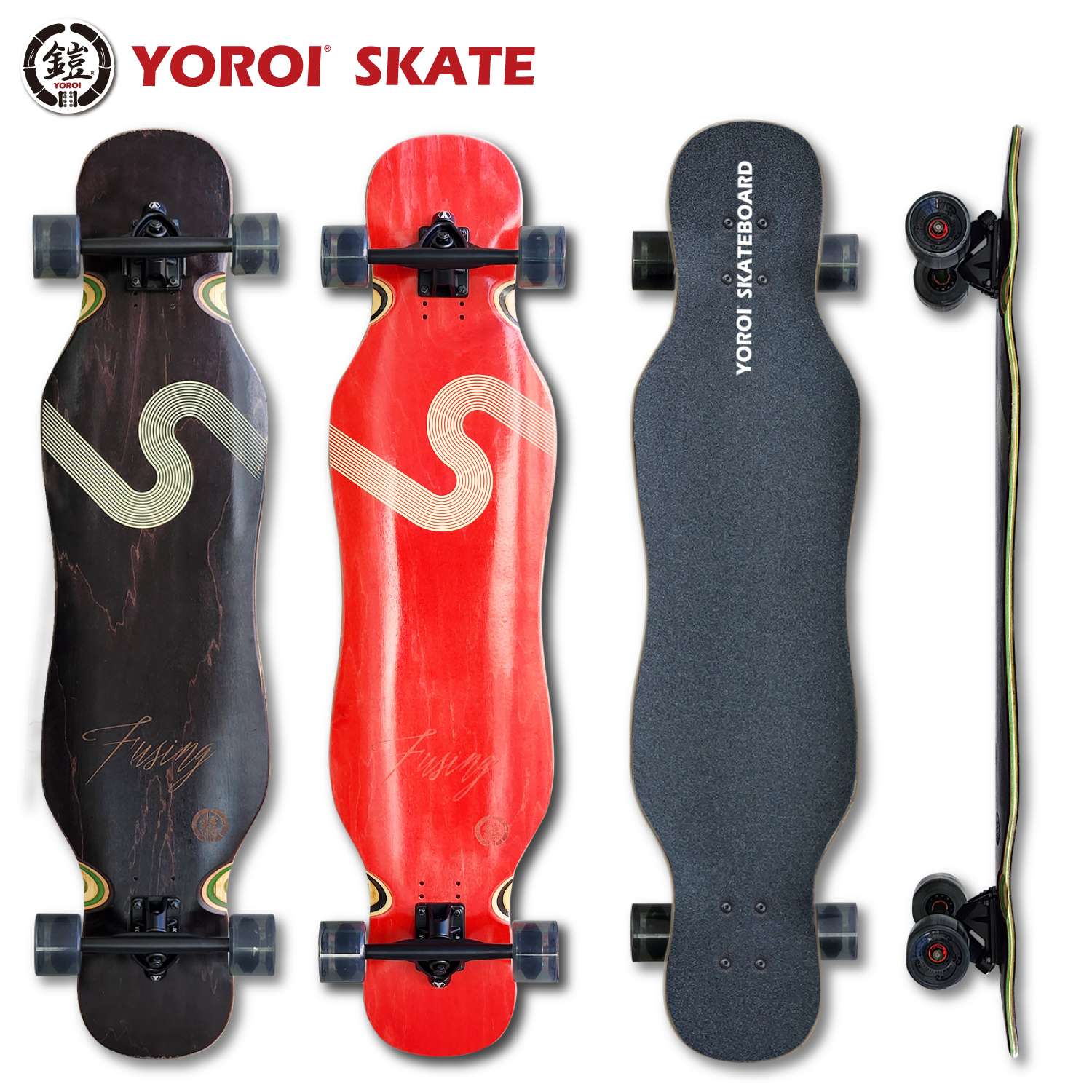 ロングスケートボード YOROI SKATEBOARD FUSING 41LP ヨロイ