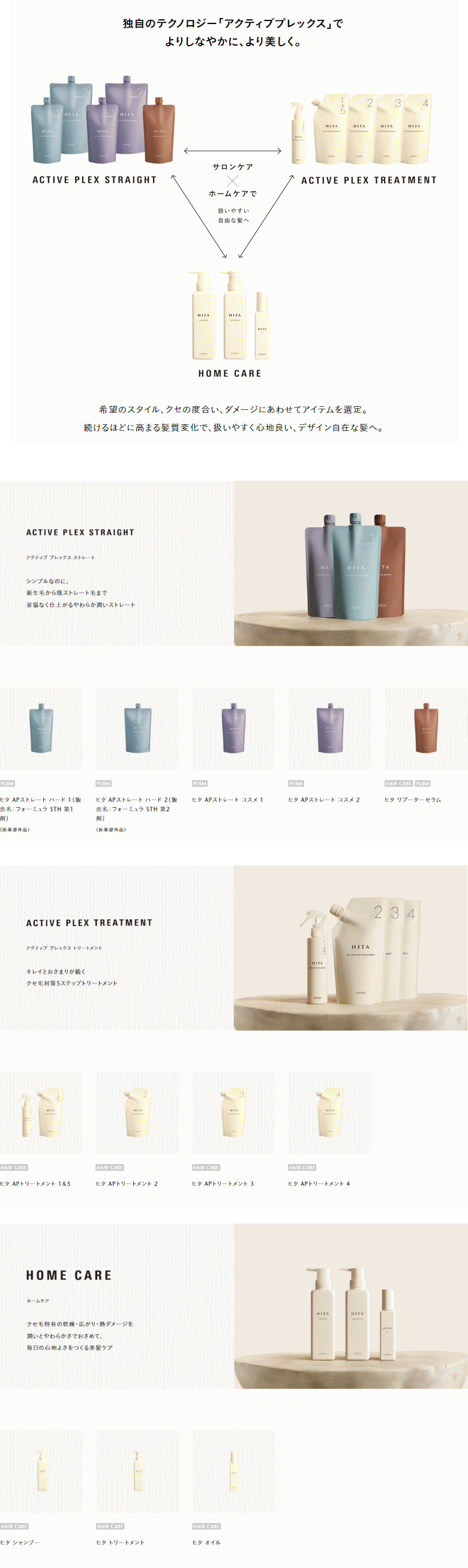 ルベル ／ ヒタ シャンプー 400ml 6個セット / 広がる・ザラつくクセ毛