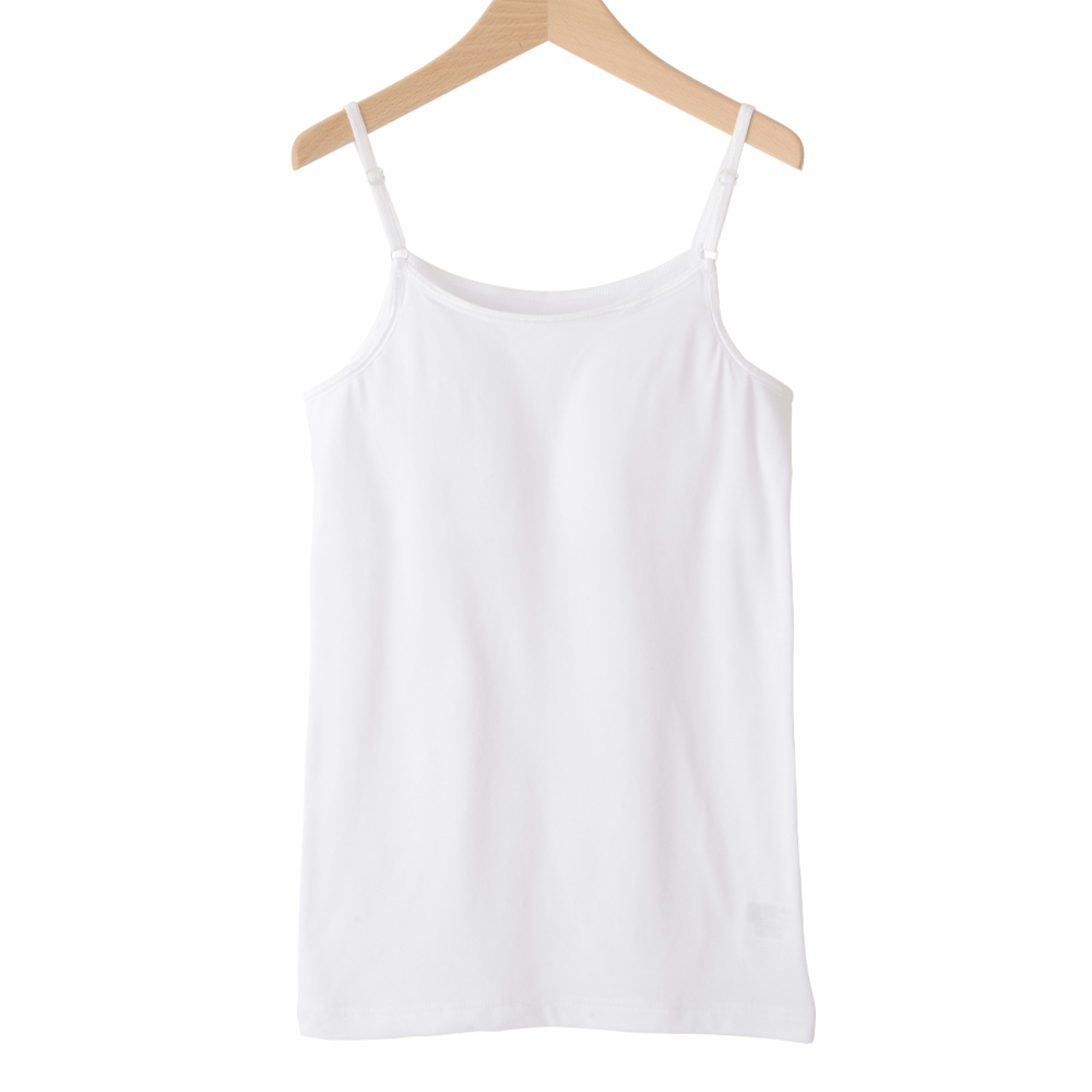 ソフトカップ付き キャミソール UVカット 制菌防臭 ドライ ストレッチ カップインタイプ キッズ ジュニア 子供 女の子 140 150 160 165 白/黒 32907 [CT-14] |  | 02