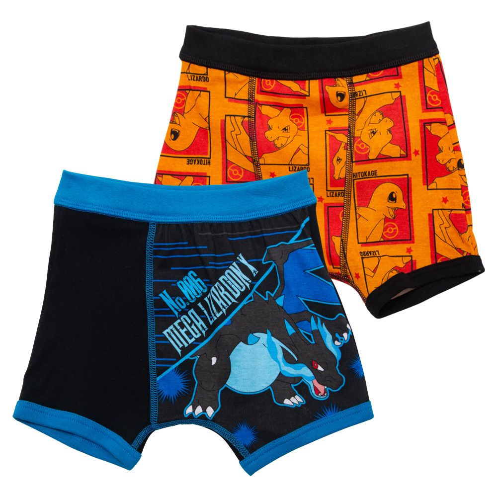 ポケモン 綿100％ 2枚組 ボクサーパンツ キッズ コットン 前閉じ 下着 男子 男の子 110 120 130 110-130cm 35892 [CT-03] |  | 01