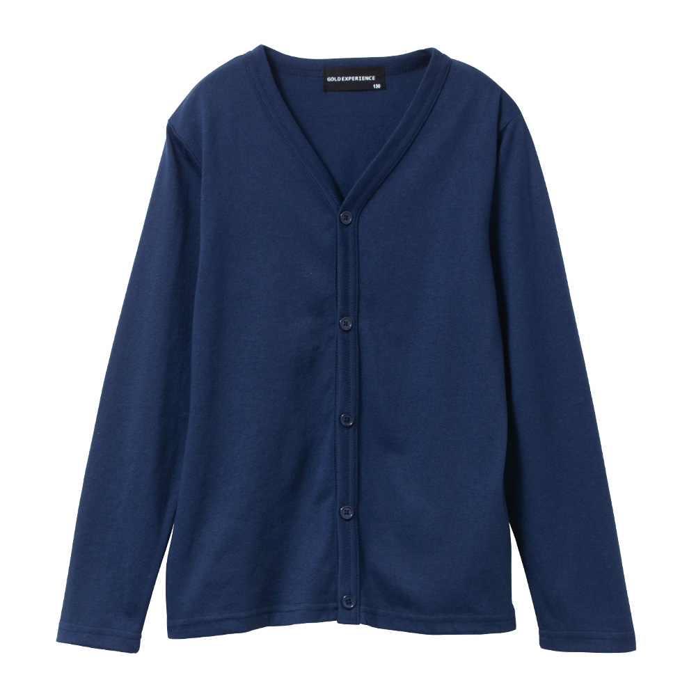 コットンブレンド ライト カーディガン キッズ ジュニア 子供 無地 長袖 薄手 春 夏 綿 男の子 女の子 130 140 150 160 グレー/紺/チャコール/黒 748-04 [BB-21] |  | 02