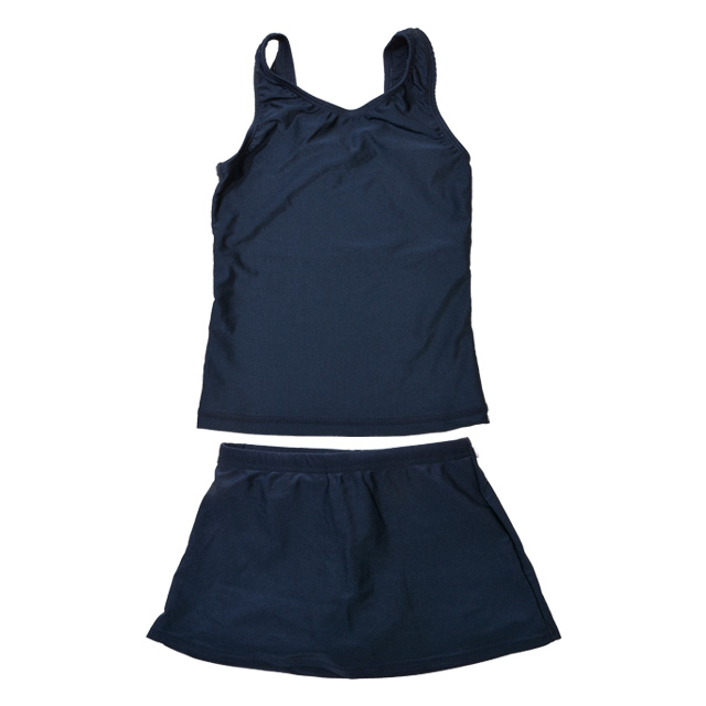 スクール水着子供女子 スクール水着女子 スクール水着女子中学 スカートタイプ セパレート 小学生 110 120 130 140 150 160 170 紺/ネイビー 865757 [BB-14] |  | 01
