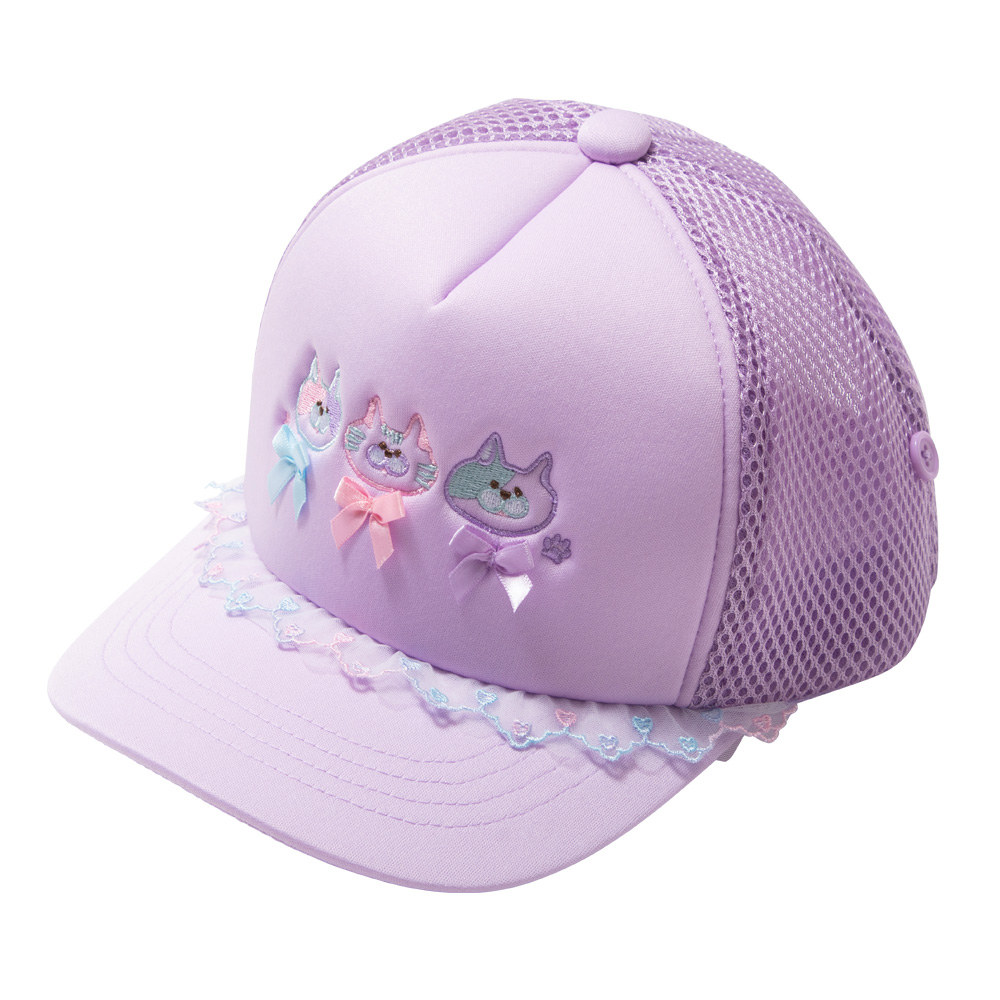 吸水速乾 汗取りテープ付き メッシュキャップ キッズ ジュニア 子供