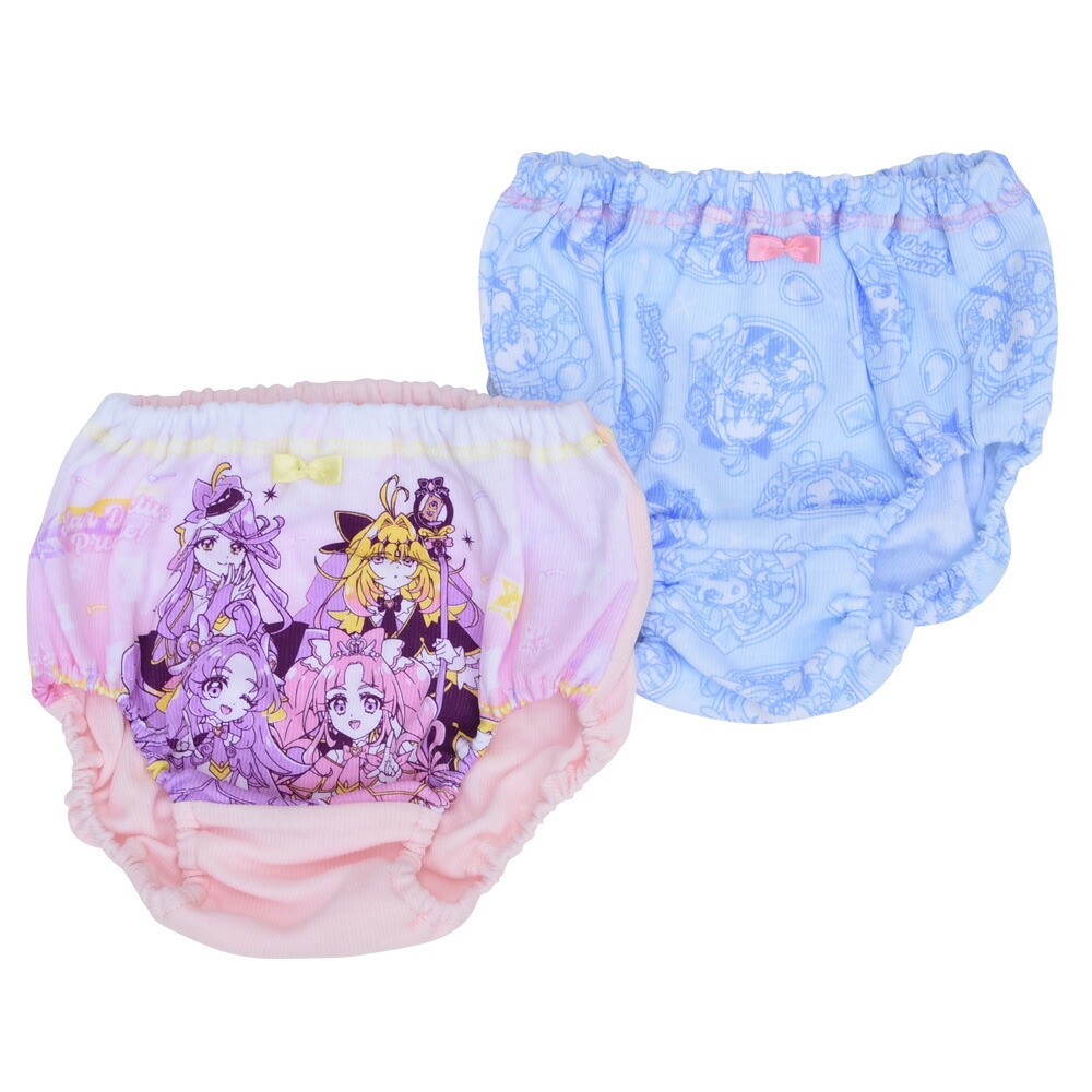 名探偵プリキュア  2枚組 ショーツ  キッズ 女の子 女児 2Pパンツ 子供 アンダーウェア  100 110 120 130 100-130cm 36666 36667 36668 [CT-16] |  | 02