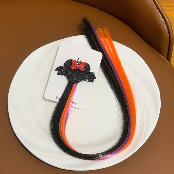 ハロウィン ヘアアクセ マルチカラーエクステ ピン付き コスプレ グッズ モチーフ 小物 小道具 キャラクター acc 005 |  | 02