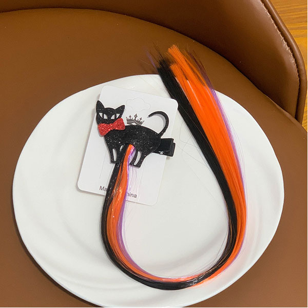 ハロウィン ヘアアクセ マルチカラーエクステ ピン付き コスプレ グッズ モチーフ 小物 小道具 キャラクター acc 005 |  | 01