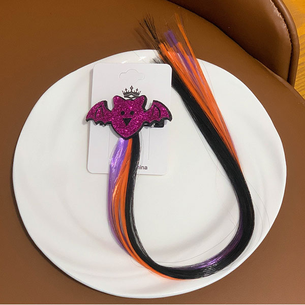 ハロウィン ヘアアクセ マルチカラーエクステ ピン付き コスプレ グッズ モチーフ 小物 小道具 キャラクター acc 005 |  | 05