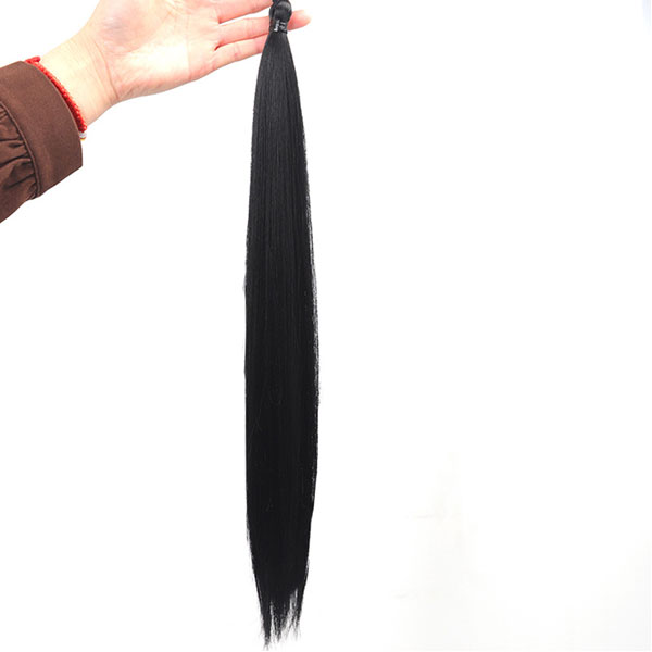 お団子 ウィッグ ヘアゴムタイプ 巻き付け ポイントウィッグ ストレート カール エクステ 部分ウィッグ 耐熱 付け毛 つけ毛 アップヘア WIG BUN 005 |  | 01