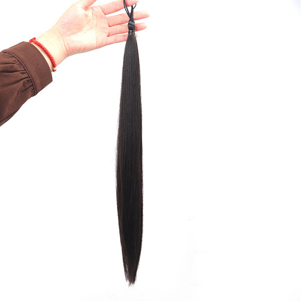 お団子 ウィッグ ヘアゴムタイプ 巻き付け ポイントウィッグ ストレート カール エクステ 部分ウィッグ 耐熱 付け毛 つけ毛 アップヘア WIG BUN 005 |  | 02