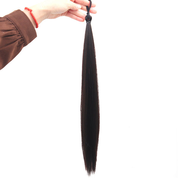 お団子 ウィッグ ヘアゴムタイプ 巻き付け ポイントウィッグ ストレート カール エクステ 部分ウィッグ 耐熱 付け毛 つけ毛 アップヘア WIG BUN 005 |  | 03