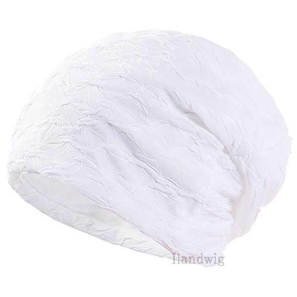 レディースキャップ 帽子 薄手 大きいサイズ 綿ポリ しわ加工 医療用帽子 婦人帽 ルームキャップ ヘアキャップ ケア帽子 CAP 1017 |  | 05