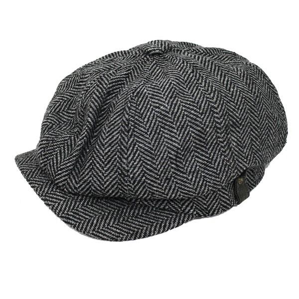 安心の実績 高価 買取 強化中 ハンチング帽 キャスケット帽子 ヘリンボーン メンズ ユニセックス オシャレ 