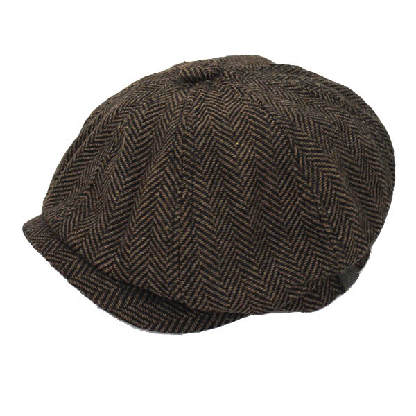 ヘリンボーン キャスケット 厚手 帽子 大きいサイズ キャスケット帽 キャップ ハンチング M L XL メンズ レディース CAP 1315 帽子 