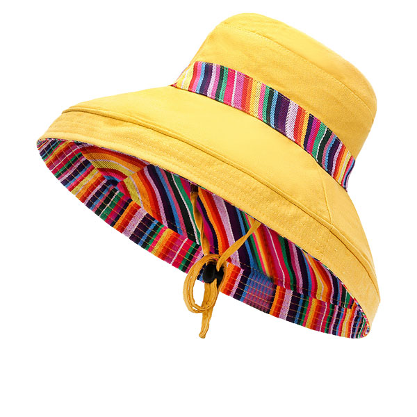 つば広ハット コットン リバーシブル エスニック 日除け帽子 無地 プリント 紫外線防止 大きめつば レディース 春 夏 秋 HAT 1597 |  | 05