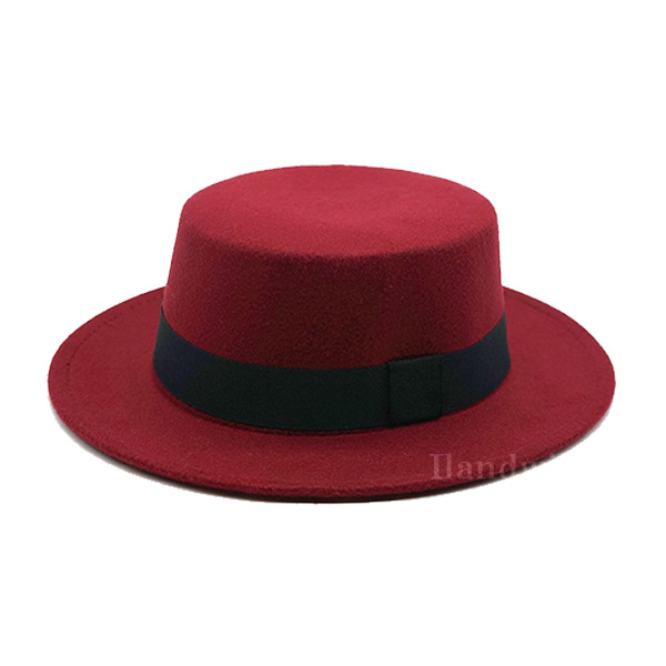 フェルトハット カンカン帽 帽子 フェルトカンカン帽 キッズハット リボン ハット フェルト帽 メンズ レディース 子供用 FELT HAT 3100 |  | 08