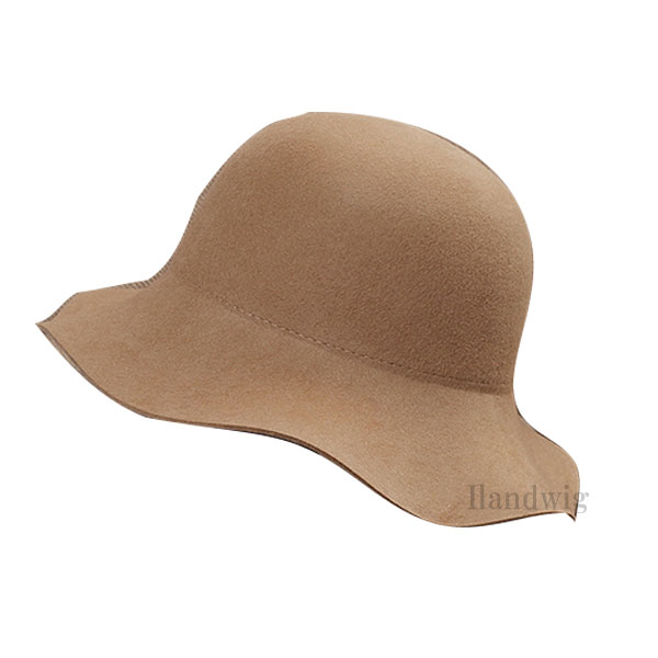 クロッシェハット ウール 帽子 フェルトハット ガルボハット ボーラーハット 無地 フェルト 女優帽 メンズ レディース HAT 3161 |  | 06