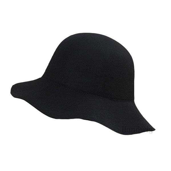 クロッシェハット ウール 帽子 フェルトハット ガルボハット ボーラーハット 無地 フェルト 女優帽 メンズ レディース HAT 3161 |  | 01