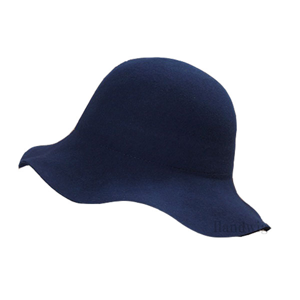 クロッシェハット ウール 帽子 フェルトハット ガルボハット ボーラーハット 無地 フェルト 女優帽 メンズ レディース HAT 3161 |  | 03