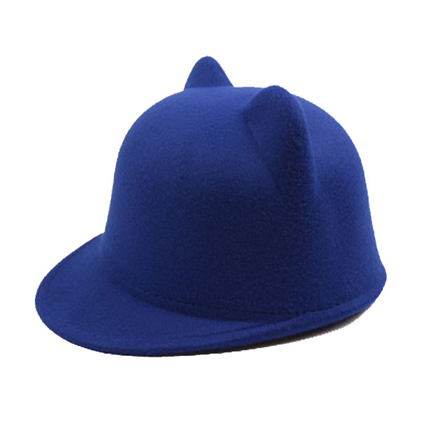 子供用 フェルトハット つば付き 帽子 キッズハット 猫耳 ネコ耳 レディースハット フェルト帽 乗馬キャップ 親子帽子 FELT HAT 3241 |  | 06