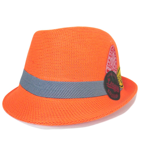 帽子 キッズ ハット 春 夏カラー 中折れハット 中折れ リボン 中折れ帽 ワッペン  HAT 361 |  | 03