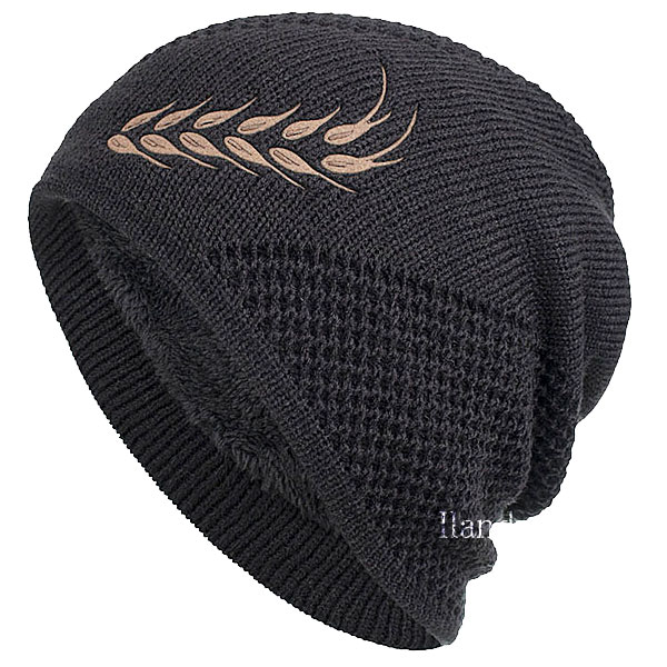 厚手 ニット帽 メンズ レディース 帽子 ニットキャップ ボア付き 暖かい ニット ワッチキャップ ビーニー 菱織柄 むぎほ模様 星 秋 冬 KNIT CAP 4996 |  | 06