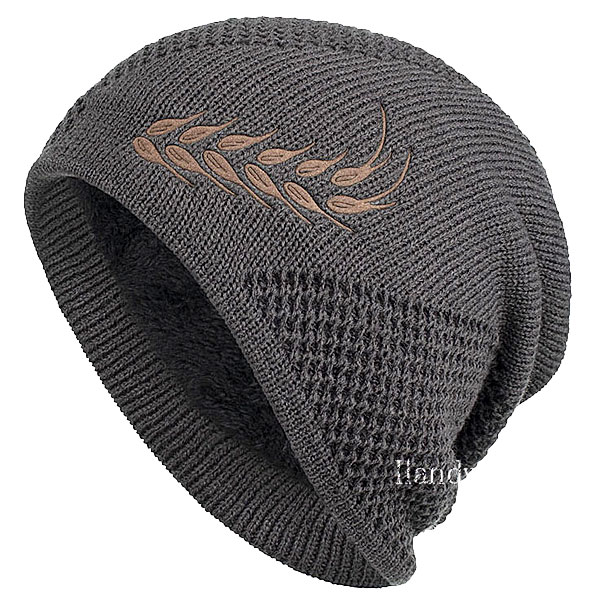 厚手 ニット帽 メンズ レディース 帽子 ニットキャップ ボア付き 暖かい ニット ワッチキャップ ビーニー 菱織柄 むぎほ模様 星 秋 冬 KNIT CAP 4996 |  | 07