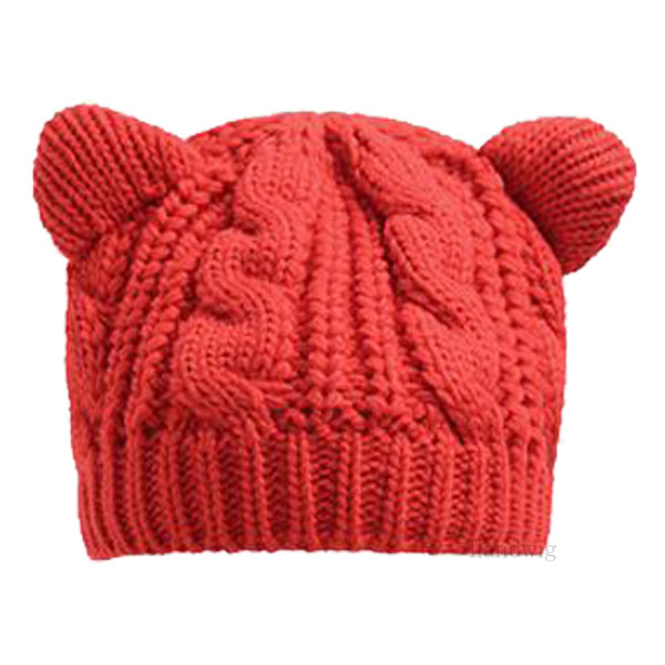 ニット帽 猫耳 ボーダー柄 帽子 ネコミミ ニットキャップ 猫ミミ 折り返し あごひも ケーブル編 ビーニー キッズ帽子 レディース女性用 KNIT CAP 4999 |  | 12