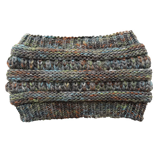 ミックスカラー ニットターバン 厚手 フリース ターバンキャップ ニットヘアバンド ヘアアクセ マルチカラー まとめ髪 レディース メンズ KNIT HAIRBAND 465 |  | 04