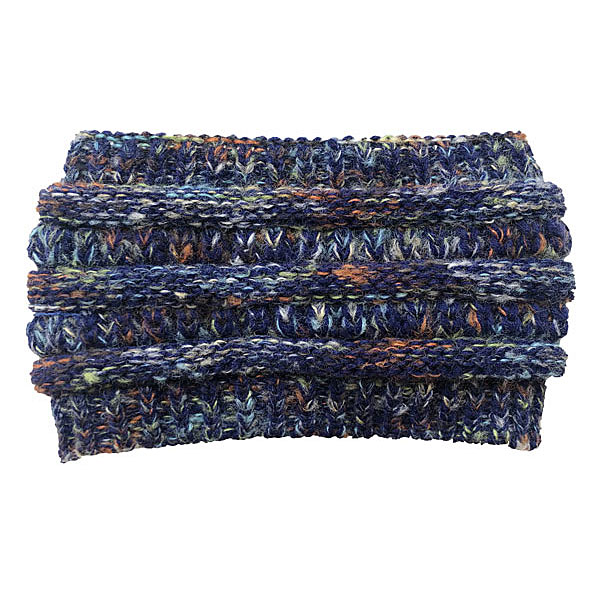 ミックスカラー ニットターバン 厚手 フリース ターバンキャップ ニットヘアバンド ヘアアクセ マルチカラー まとめ髪 レディース メンズ KNIT HAIRBAND 465 |  | 03