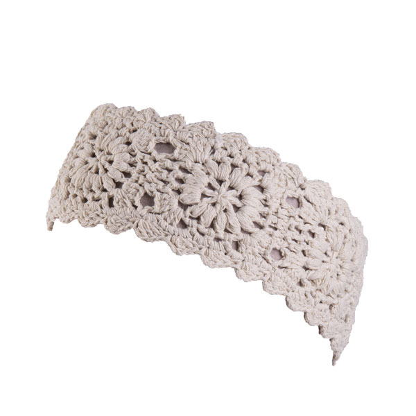ヘアバンド ターバン 花柄モチーフ レディース かぎ針 クロシェ コットン 春夏 透かし編み 花 モチーフ CAP 467 |  | 04