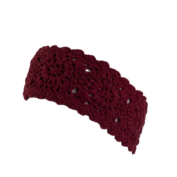 ヘアバンド ターバン 花柄モチーフ レディース かぎ針 クロシェ コットン 春夏 透かし編み 花 モチーフ CAP 467 |  | 05