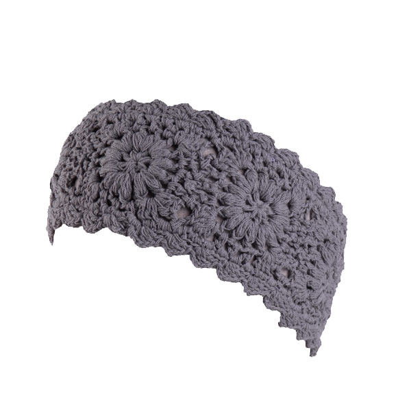 ヘアバンド ターバン 花柄モチーフ レディース かぎ針 クロシェ コットン 春夏 透かし編み 花 モチーフ CAP 467 |  | 02