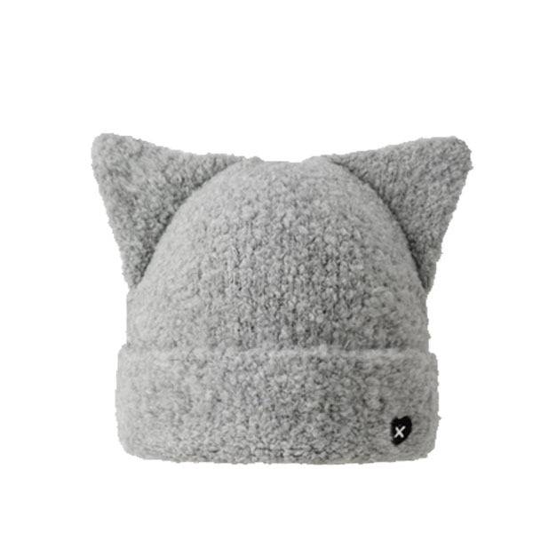 ニット帽 猫耳 ボーダー柄 帽子 ネコミミ ニットキャップ 猫ミミ 折り返し あごひも ケーブル編 ビーニー キッズ帽子 レディース女性用 KNIT CAP 4999 |  | 14