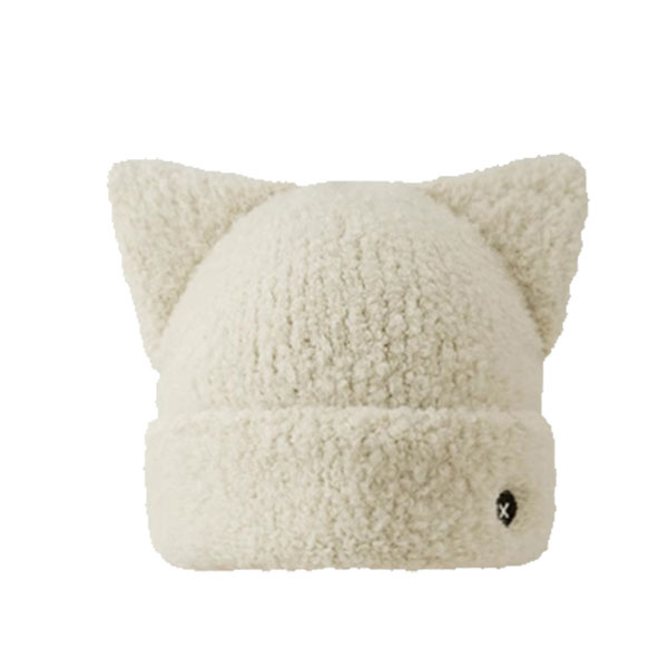 ニット帽 猫耳 ボーダー柄 帽子 ネコミミ ニットキャップ 猫ミミ 折り返し あごひも ケーブル編 ビーニー キッズ帽子 レディース女性用 KNIT CAP 4999 |  | 16