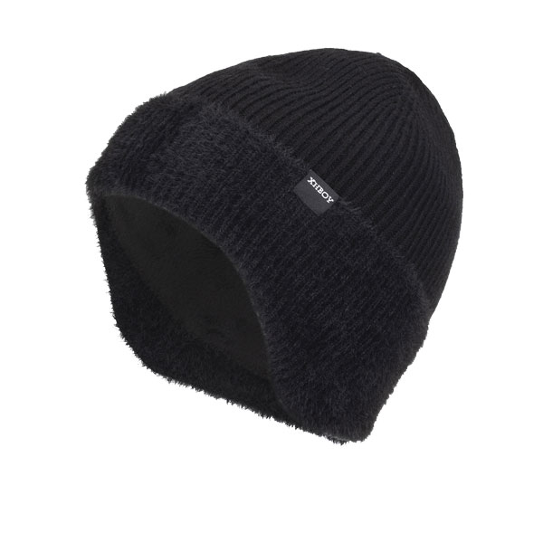 ニット帽 耳あて付き ニットキャップ 防寒 裏起毛 裏地ボア 耳当て