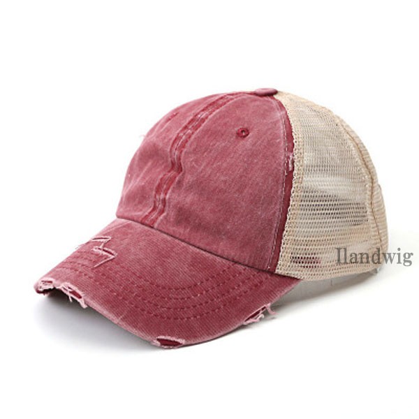 ダメージ加工 メッシュキャップ ヴィンテージ風 ベースボールキャップ メンズ レディース 紫外線対策 UVカット アメカジ ストリート 春 夏 秋 小顔効果 CAP 5018 |  | 06