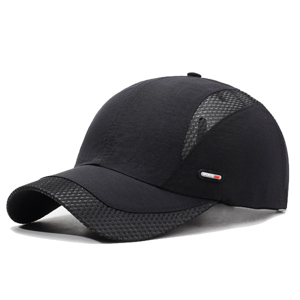 メッシュキャップ 帽子 メッシュ切替 キャップ ワンポイントプレート 軽量 ランニングキャップ UVカット 速乾 ベースボールキャップ メンズ レディース CAP 5024 |  | 01