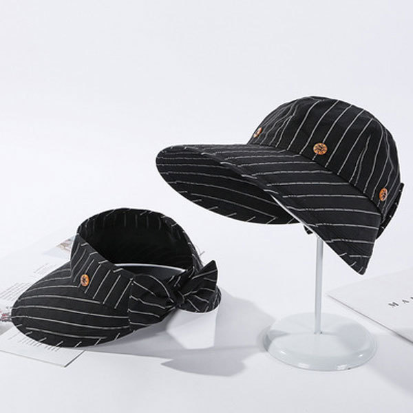 サンバイザー レディース ハット 綿 折りたたみ つば広 つば広帽子 UVハット UVカット CAP 5502 |  | 01