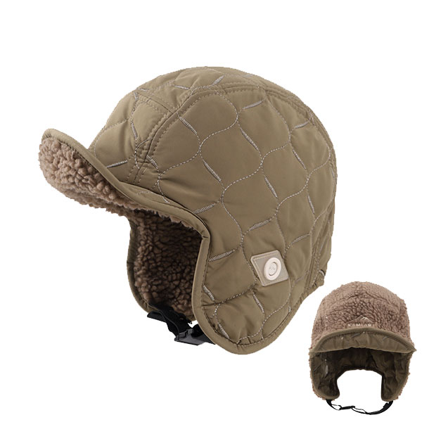 フライトキャップ パイロットキャップ リバーシブル ボア ラムウール キルティング 防寒 防風 耳まで隠れる スポーツ イヤーフラップ 秋冬 レディース CAP 5614 |  | 01