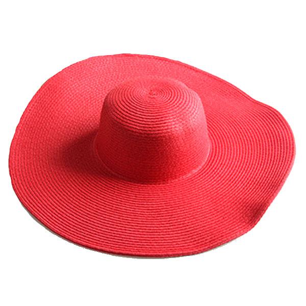 つば広 麦わら帽子 レディースハット 帽子 ストローハット 折りたたみ 大きいサイズ ツバ広 UVカット 紫外線帽子 日よけ帽子 夏 STRAW HAT 6500｜bbdirect｜10